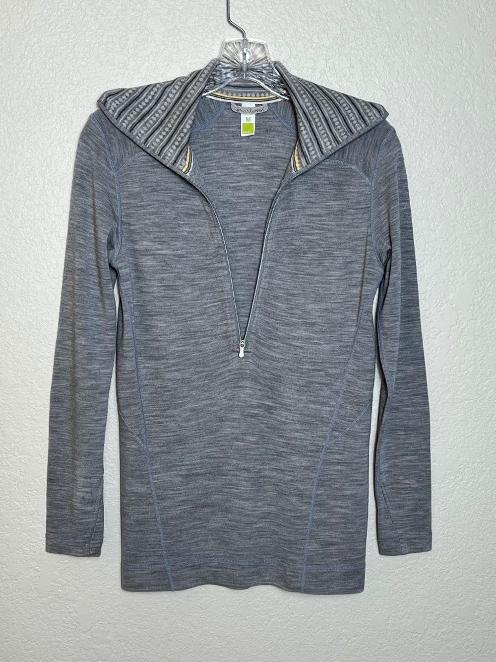 *FIRM PRICE* Smartwool 100% Merino Wool 1/2 Zip Base Layer Top